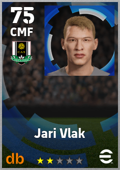 Jari Vlak — CMF, OVR 75, MAX 75