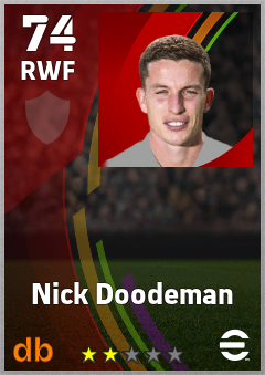 Nick Doodeman eFootball player card