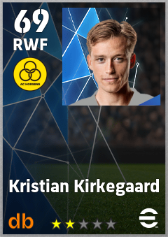 Kristian Kirkegaard — RWF, OVR 69, MAX 69