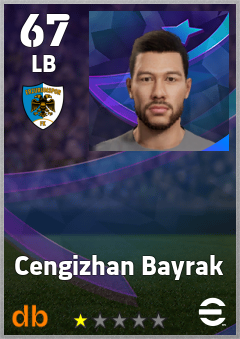 Cengizhan Bayrak — LB, OVR 67, MAX 67