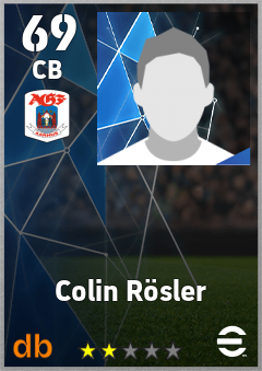 Colin Rösler — CB, OVR 69, MAX 69