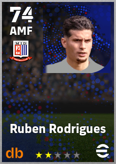 Ruben Rodrigues — AMF, OVR 74, MAX 74