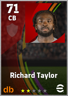 Richard Taylor eFootball player card