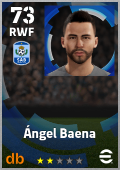 Ángel Baena eFootball player card