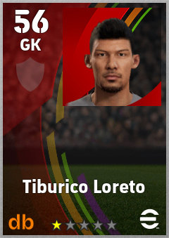 Tiburico Loreto eFootball player card