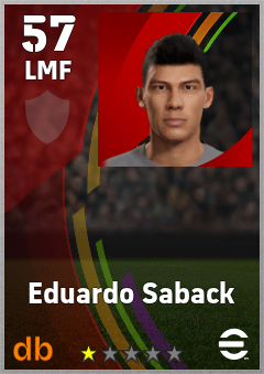 Eduardo Saback eFootball player card