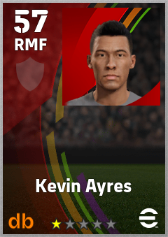 Kevin Ayres eFootball player card