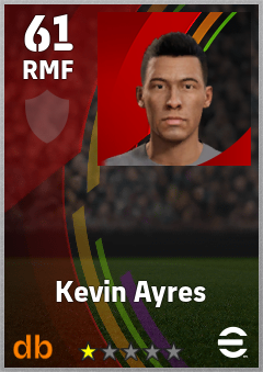 Kevin Ayres eFootball player card