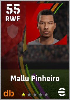 Mallu Pinheiro — RWF, OVR 55, MAX 55