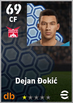 Dejan Đokić eFootball player card