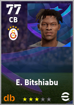E. Bitshiabu eFootball player card