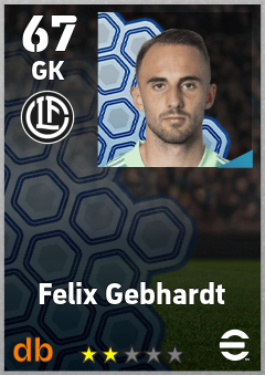Felix Gebhardt — GK, OVR 67, MAX 67