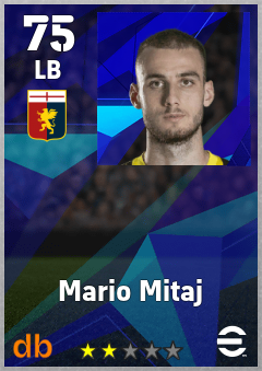Mario Mitaj eFootball player card