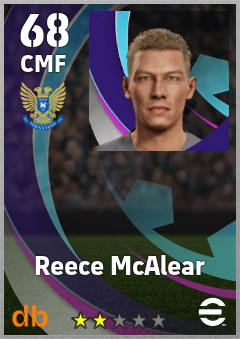 Reece McAlear eFootball player card