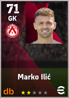 Marko Ilić eFootball player card