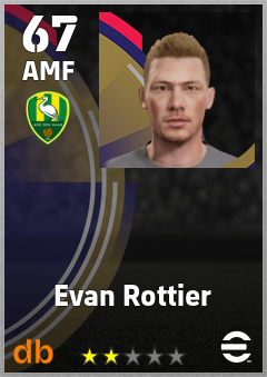 Evan Rottier eFootball player card