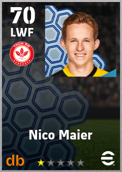 Nico Maier — LWF, OVR 70, MAX 70
