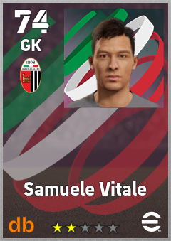 Samuele Vitale — GK, OVR 74, MAX 74