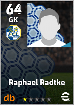 Raphael Radtke — GK, OVR 64, MAX 64