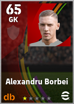 Alexandru Borbei — GK, OVR 65, MAX 65