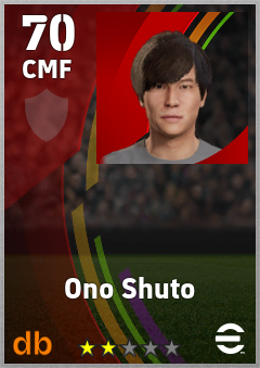 Ono Shuto eFootball player card