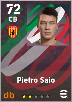 Pietro Saio — CB, OVR 72, MAX 72