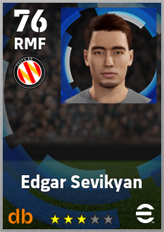 Edgar Sevikyan eFootball player card