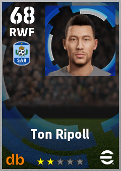 Ton Ripoll — RWF, OVR 68, MAX 68