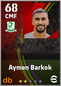 Aymen Barkok eFootball player card