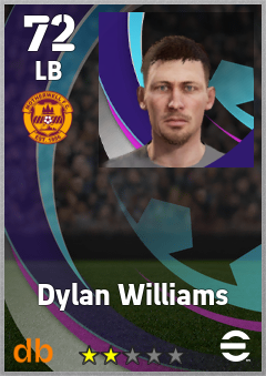 Dylan Williams eFootball player card