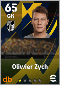 Oliwier Zych — GK, OVR 65, MAX 65