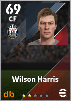 Wilson Harris — CF, OVR 69, MAX 69