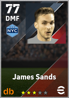 James Sands eFootball player card
