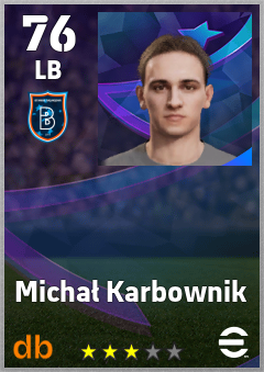 Michał Karbownik — LB, OVR 76, MAX 76