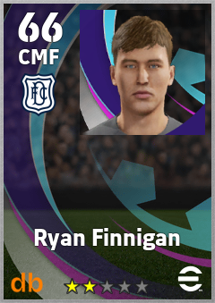 Ryan Finnigan — CMF, OVR 66, MAX 66