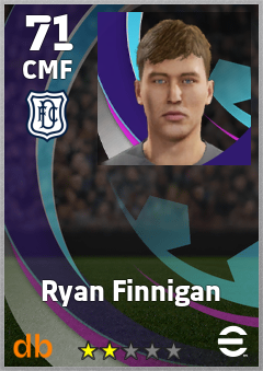 Ryan Finnigan — CMF, OVR 71, MAX 71