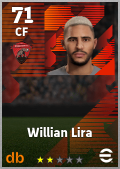 Willian Lira — CF, OVR 71, MAX 71