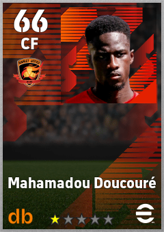 Mahamadou Doucouré — CF, OVR 66, MAX 66