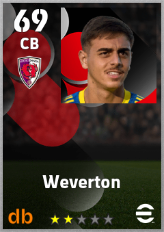 Weverton eFootball player card