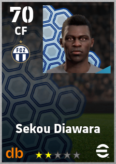Sekou Diawara eFootball player card