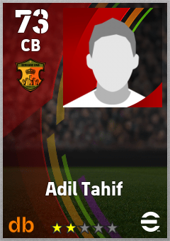 Adil Tahif eFootball player card