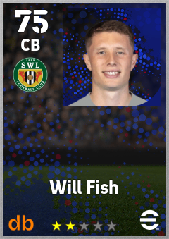 Will Fish — CB, OVR 75, MAX 75