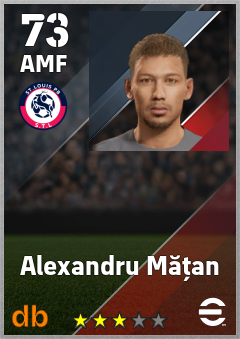 Alexandru Mățan — AMF, OVR 73, MAX 73