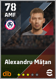 Alexandru Mățan — AMF, OVR 78, MAX 78