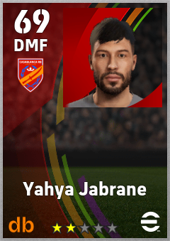 Yahya Jabrane — DMF, OVR 69, MAX 69