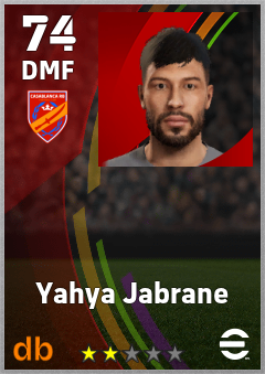 Yahya Jabrane eFootball player card