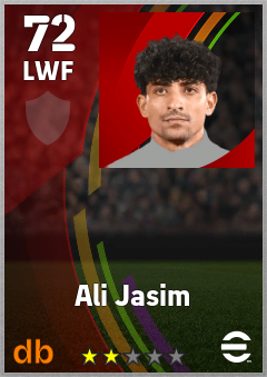 Ali Jasim eFootball player card