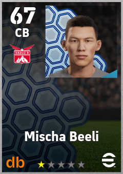 Mischa Beeli eFootball player card