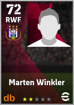 Marten Winkler — RWF, OVR 72, MAX 72