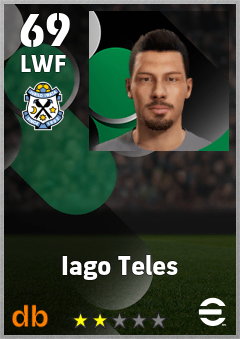 Iago Teles — LWF, OVR 69, MAX 69